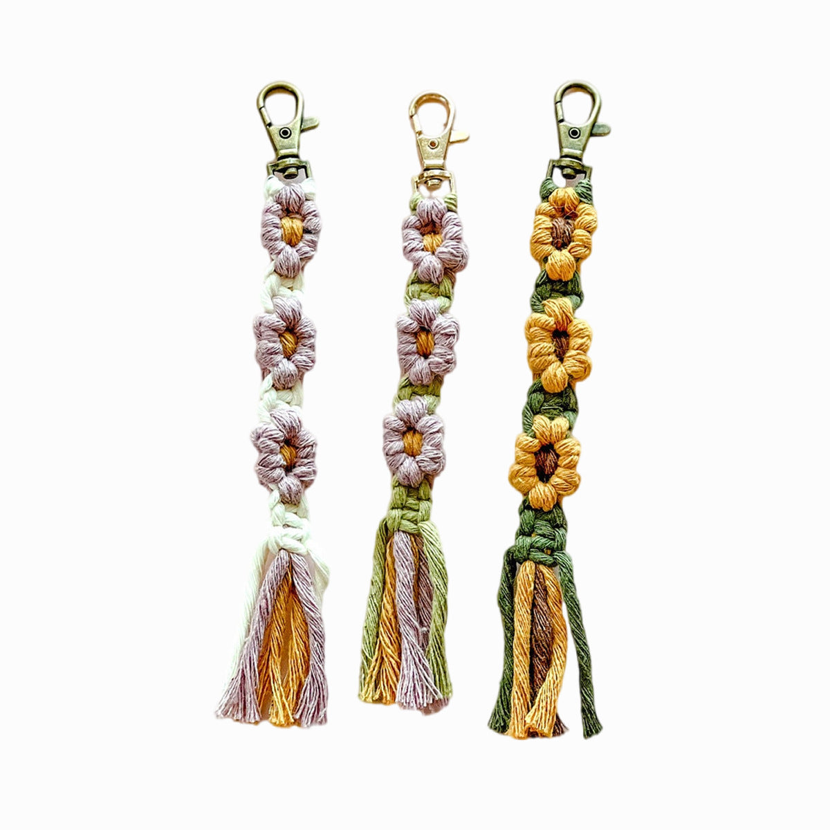 Macrame Tassel Keychain | Thrascher