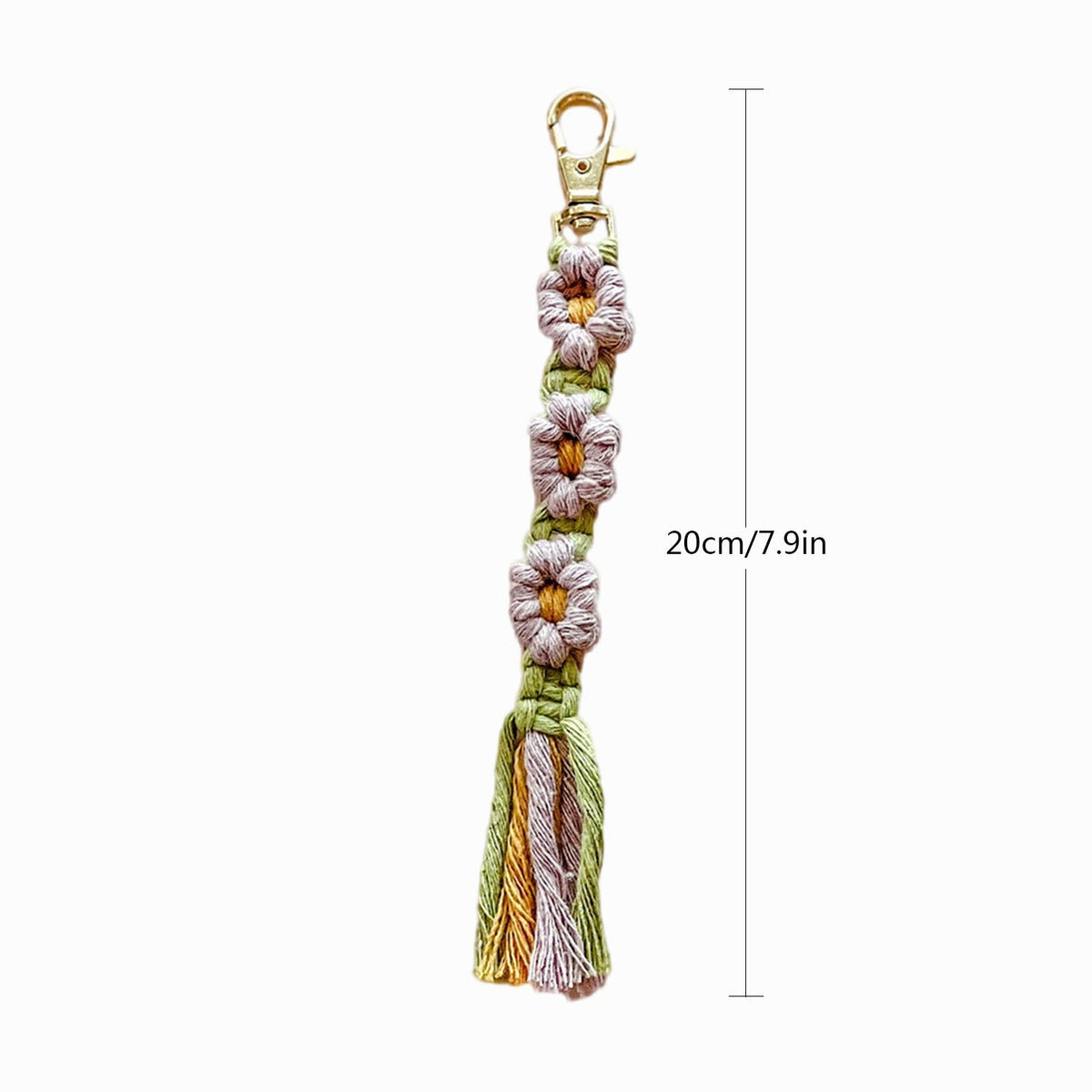 Macrame Tassel Keychain | Thrascher