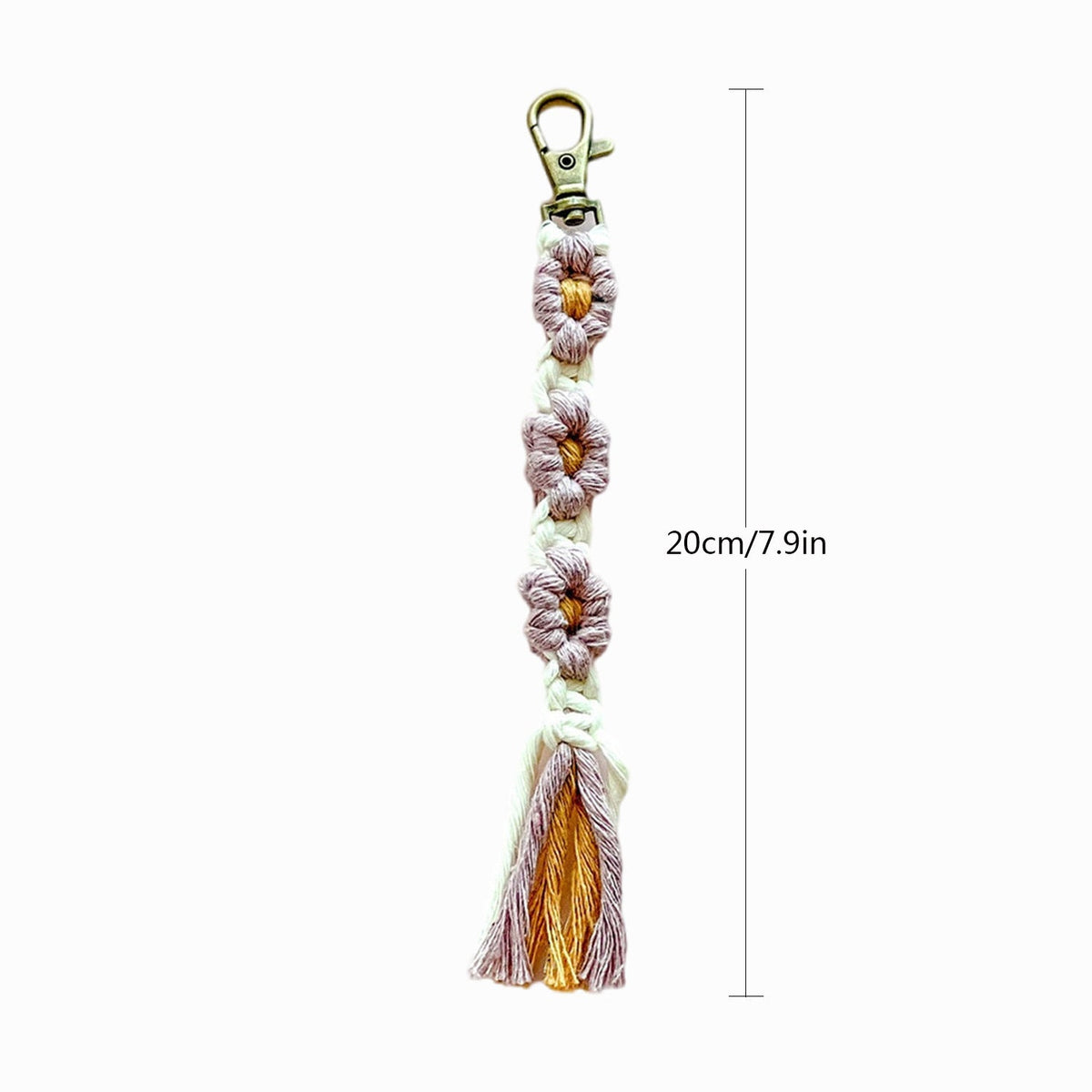 Macrame Tassel Keychain | Thrascher