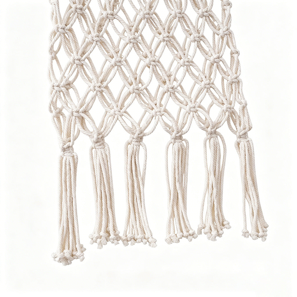 Macrame Tote Bag with Knotted Design | Thrascher