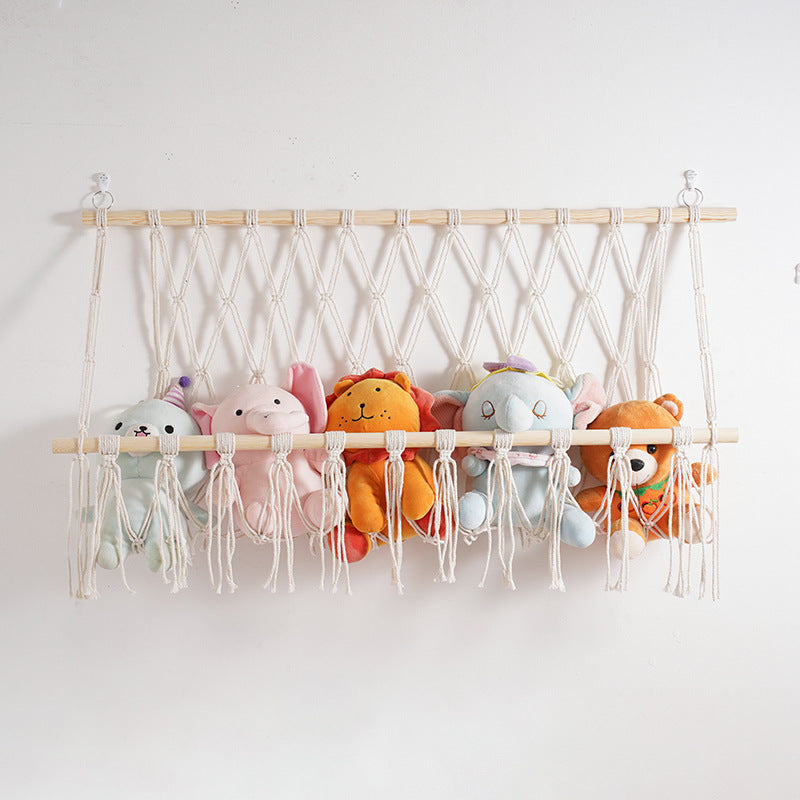 Macrame Toy Storage Hammock | Thrascher