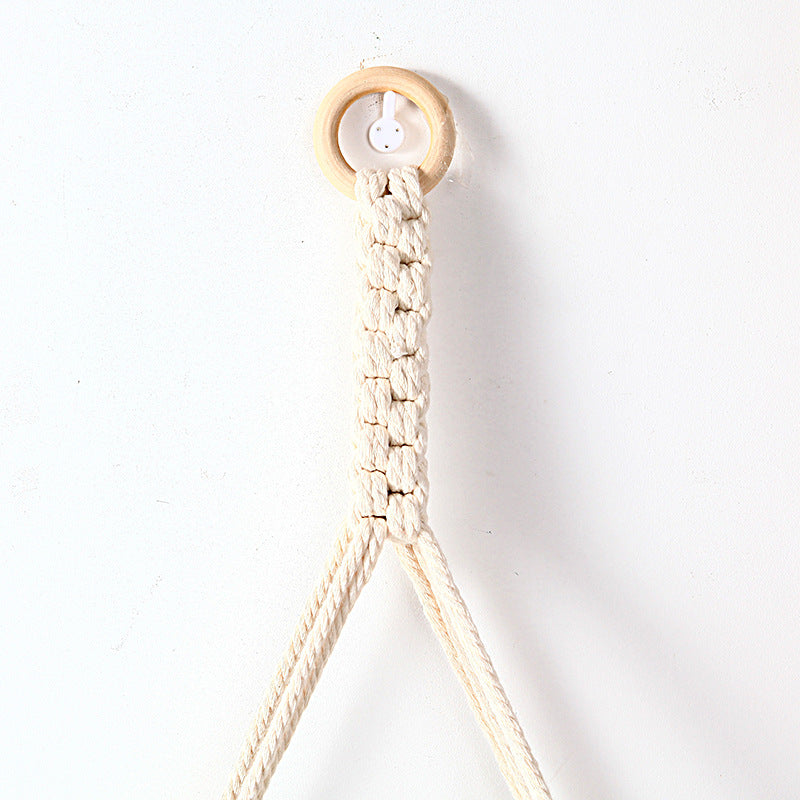 Macrame Triangle Floating Shelf | Thrascher