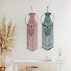 Macrame Wall Art Blue Yellow | Thrascher