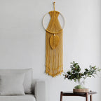 Macrame Wall Art Blue Yellow | Thrascher