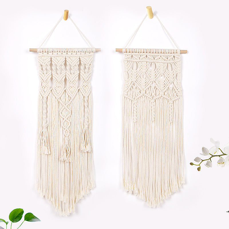 Macrame Wall Decor Blue 28 75 | Thrascher