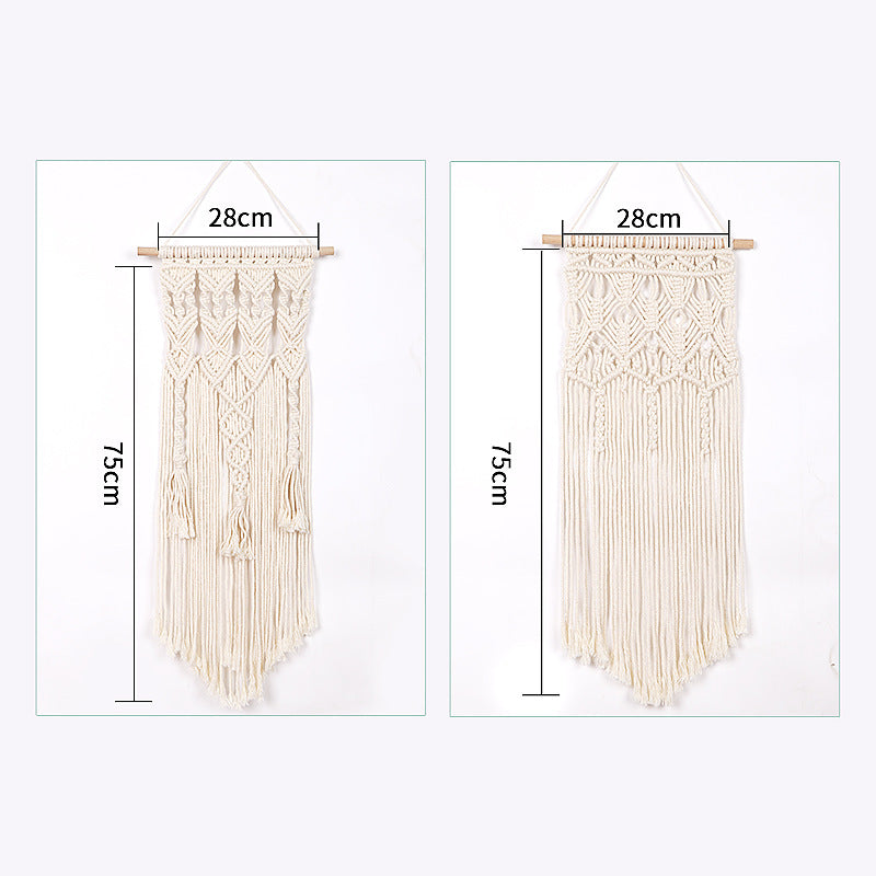 Macrame Wall Decor Blue 28 75 | Thrascher