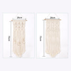 Macrame Wall Decor Blue 28 75 | Thrascher
