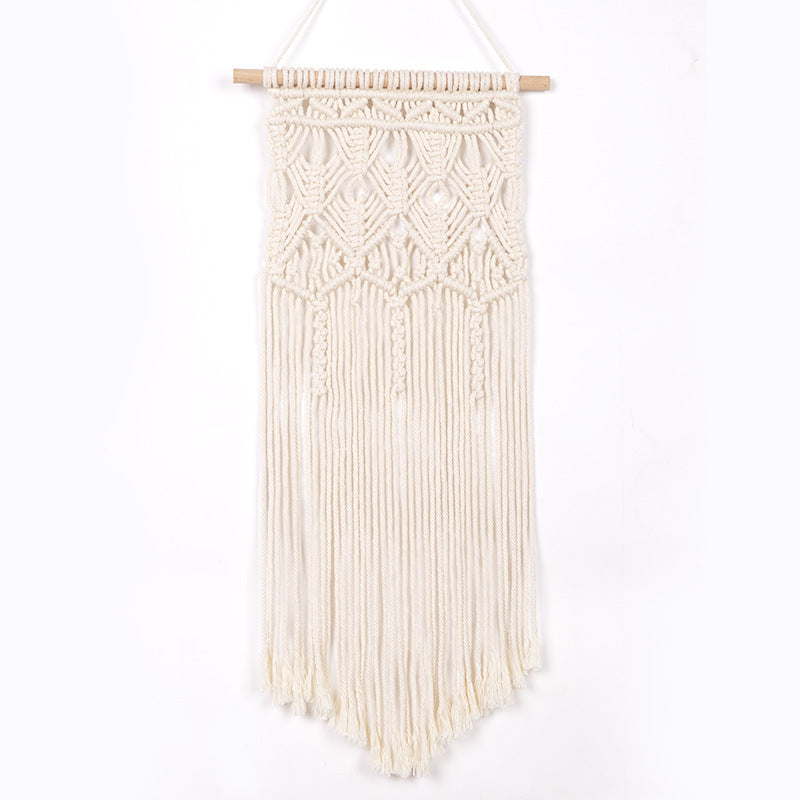 Macrame Wall Decor Blue 28 75 | Thrascher