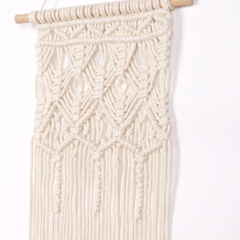 Macrame Wall Decor Blue 28 75 | Thrascher