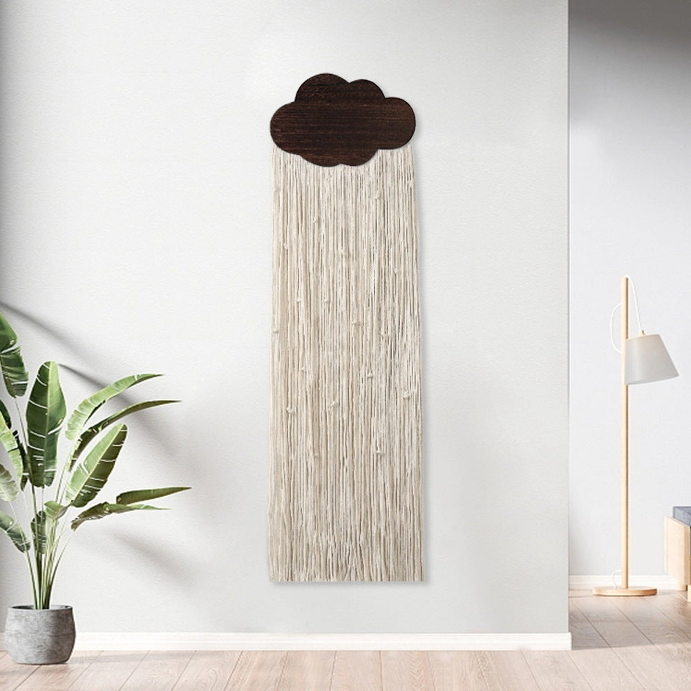 Macrame Wall Decor with Cloud Motif | Thrascher