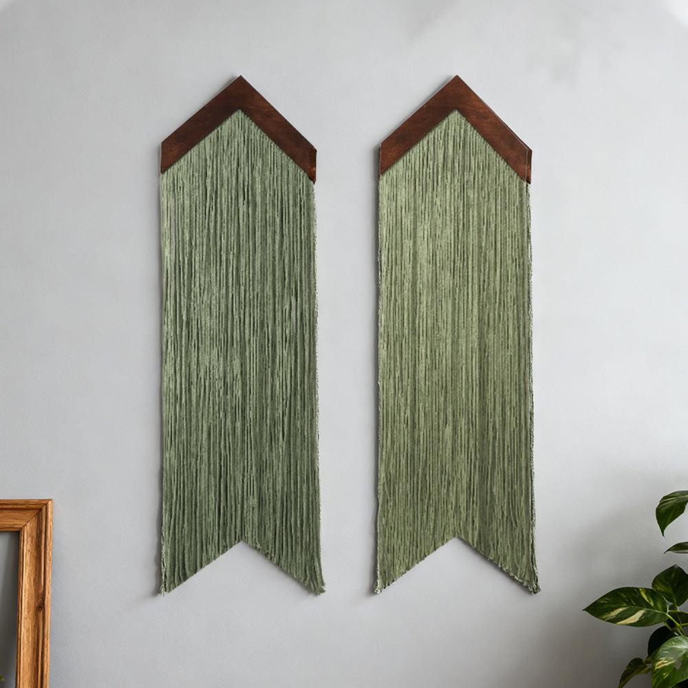 Macrame Wall Decor with Cloud Motif | Thrascher