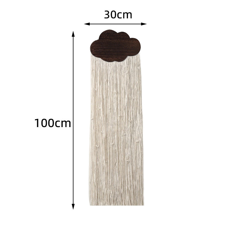 Macrame Wall Decor with Cloud Motif | Thrascher