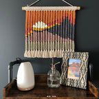 Macrame Wall Decor with Stylish Geometric Pattern | Thrascher