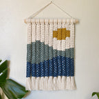 Macrame Wall Decor with Stylish Geometric Pattern | Thrascher