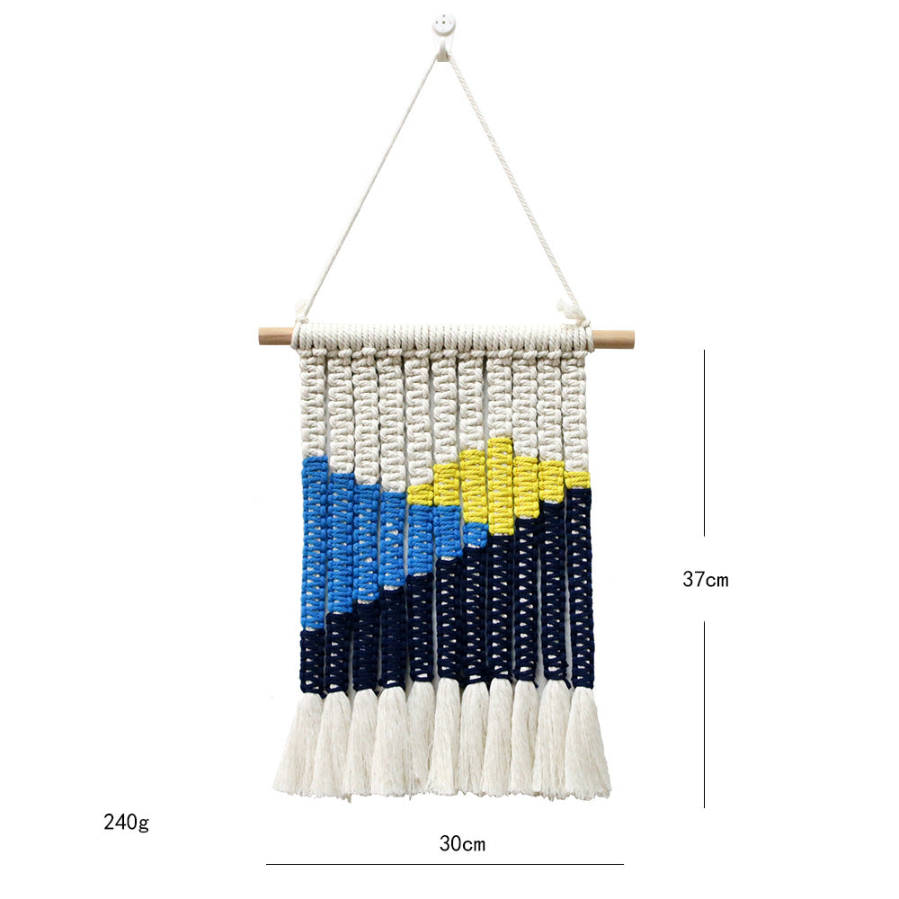Macrame Wall Decor with Stylish Geometric Pattern | Thrascher