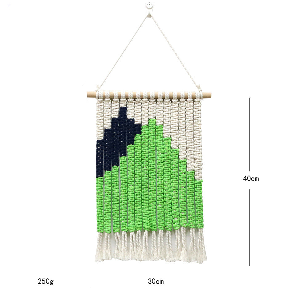 Macrame Wall Decor with Stylish Geometric Pattern | Thrascher