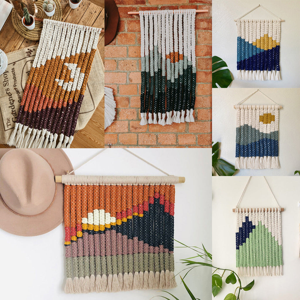 Macrame Wall Decor with Stylish Geometric Pattern | Thrascher