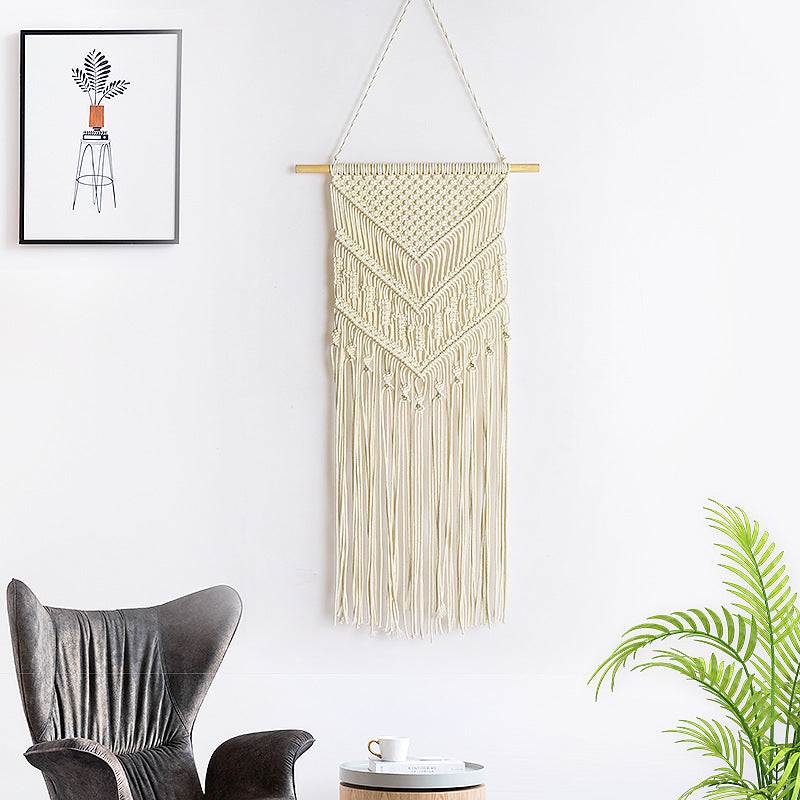 Macrame Wall Decoration 12 × 32 Inch | Thrascher