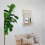 Macrame Wall Decoration Size Beige Red | Thrascher