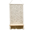 Macrame Wall Decoration Size Beige Red | Thrascher