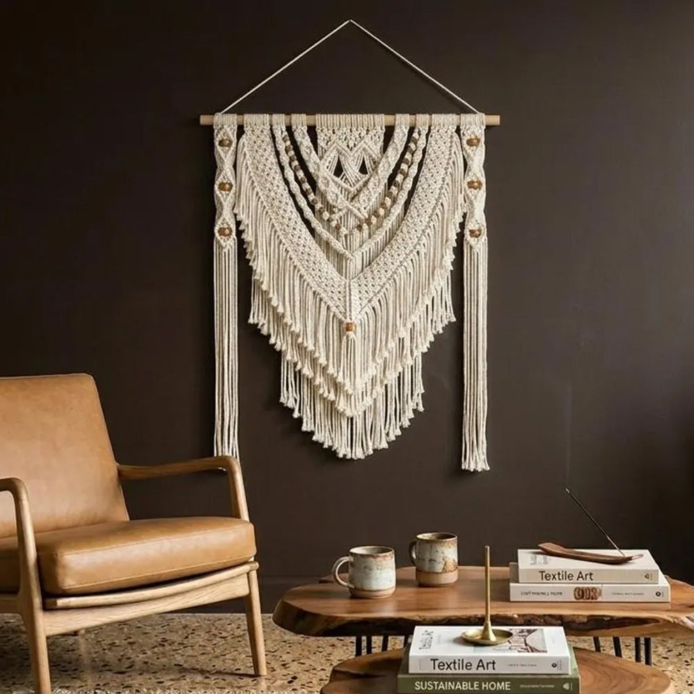 Macrame Wall Decoration with Creative Fringes | Thrascher