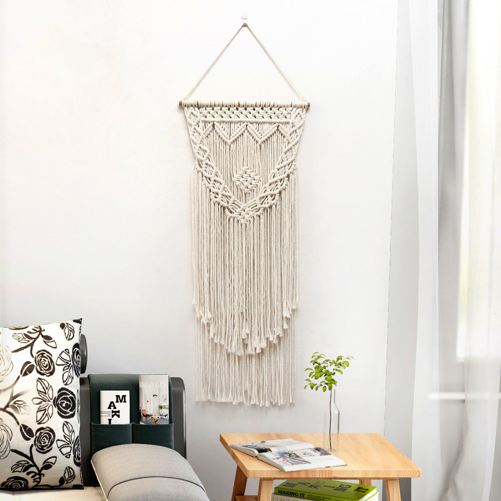 Macrame Wall Decoration with Creative Fringes | Thrascher