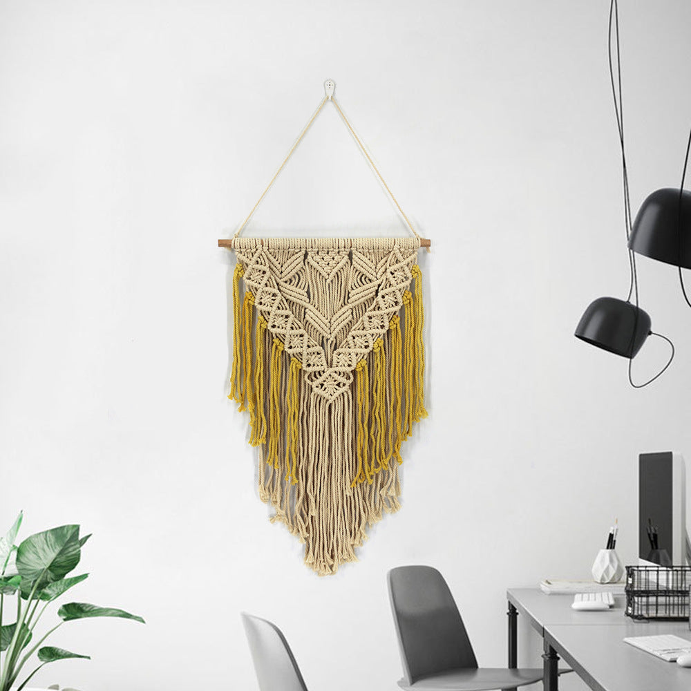 Macrame Wall Decoration with Creative Fringes | Thrascher