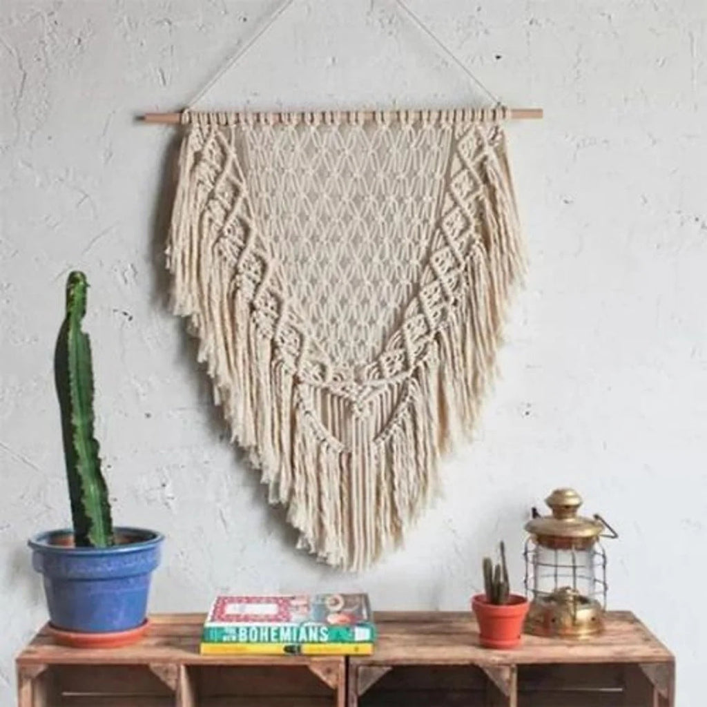 Macrame Wall Decoration with Creative Fringes | Thrascher