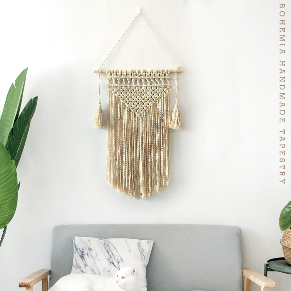 Macrame Wall Decoration with Creative Fringes | Thrascher