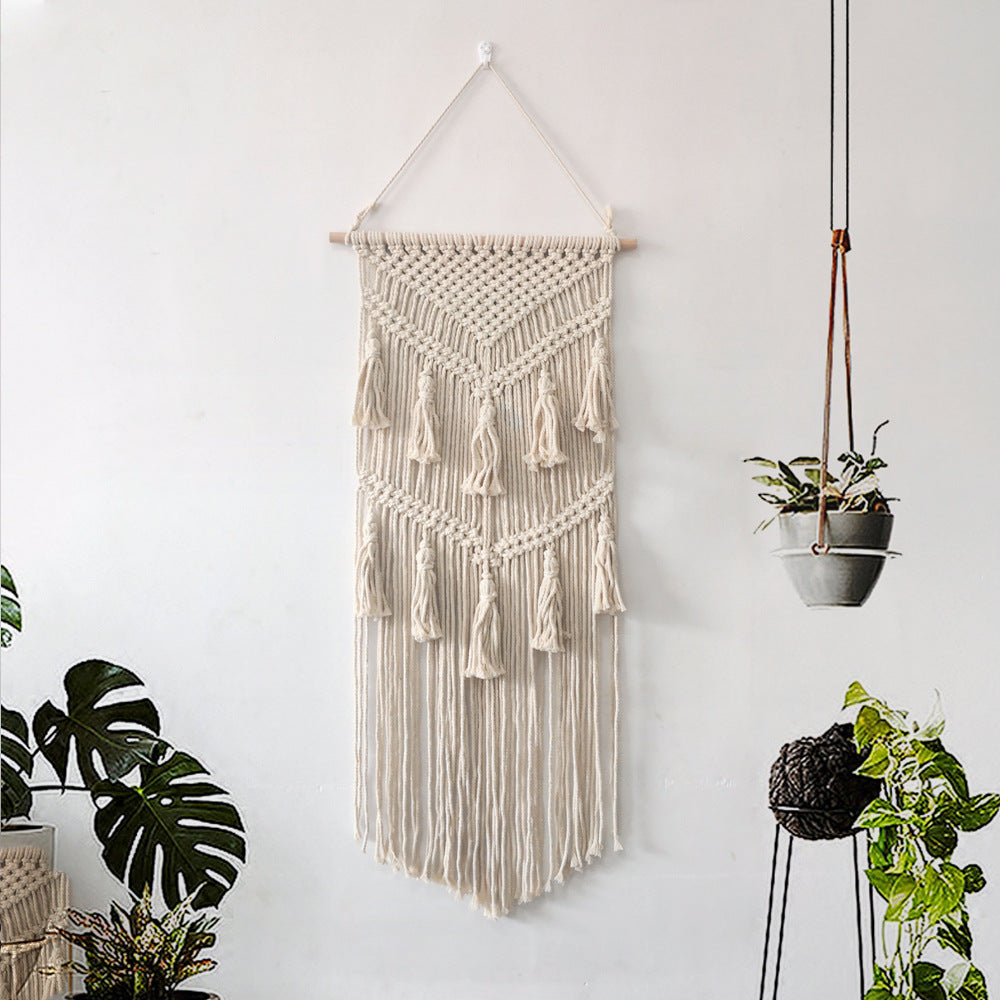 Macrame Wall Decoration with Creative Fringes | Thrascher