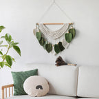 Macrame Wall Decoration with Leaf Design | Thrascher