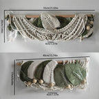 Macrame Wall Decoration with Leaf Design | Thrascher