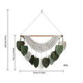 Macrame Wall Decoration with Leaf Design | Thrascher