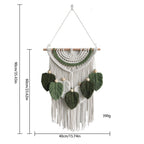 Macrame Wall Decoration with Leaf Design | Thrascher