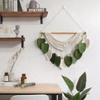 Macrame Wall Decoration with Leaf Design | Thrascher