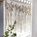 Macrame Wall Hanging Beige 120 | Thrascher
