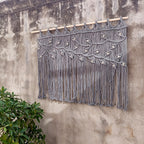 Macrame Wall Hanging Beige 120 | Thrascher