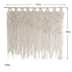 Macrame Wall Hanging Beige 120 | Thrascher