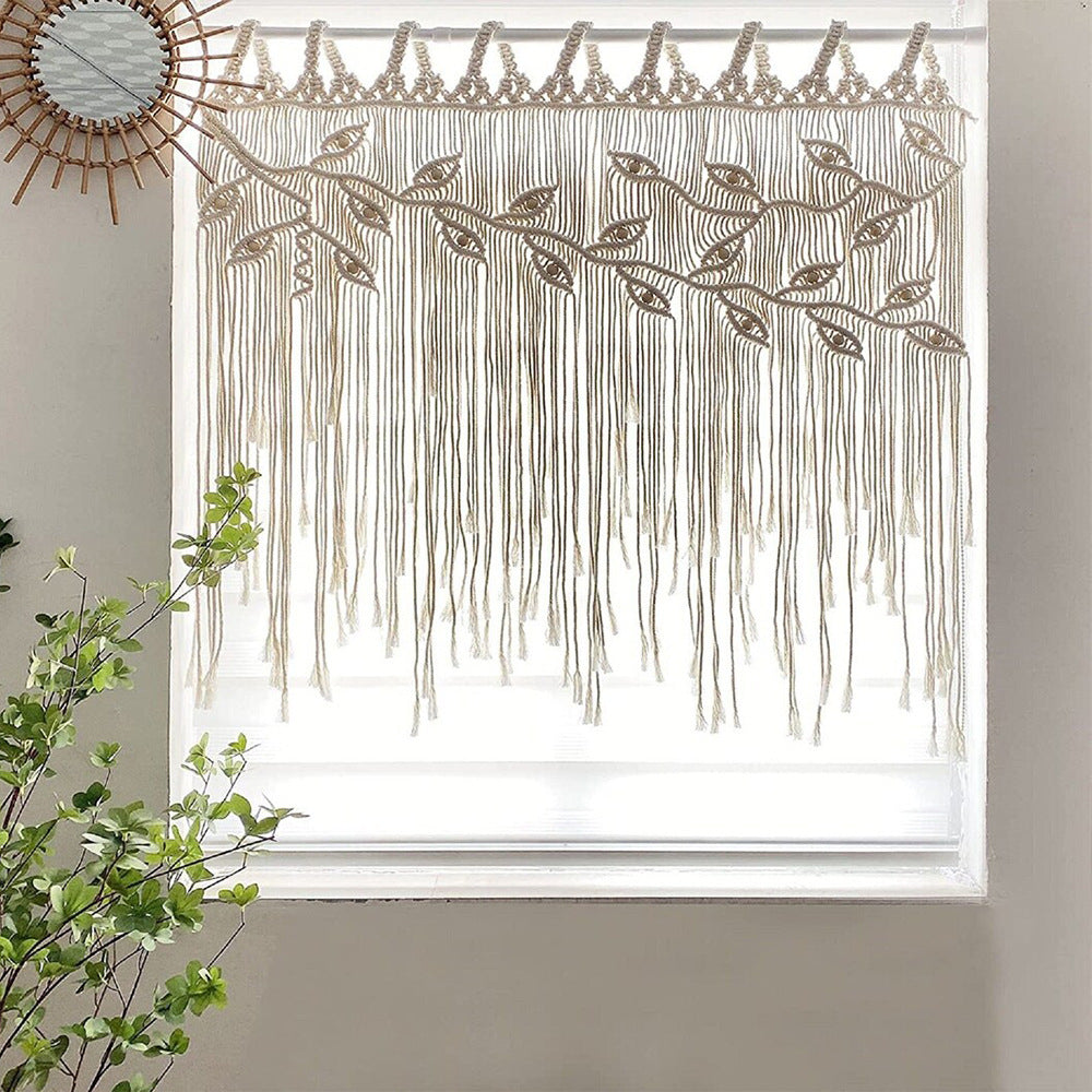 Macrame Wall Hanging Beige 120 | Thrascher