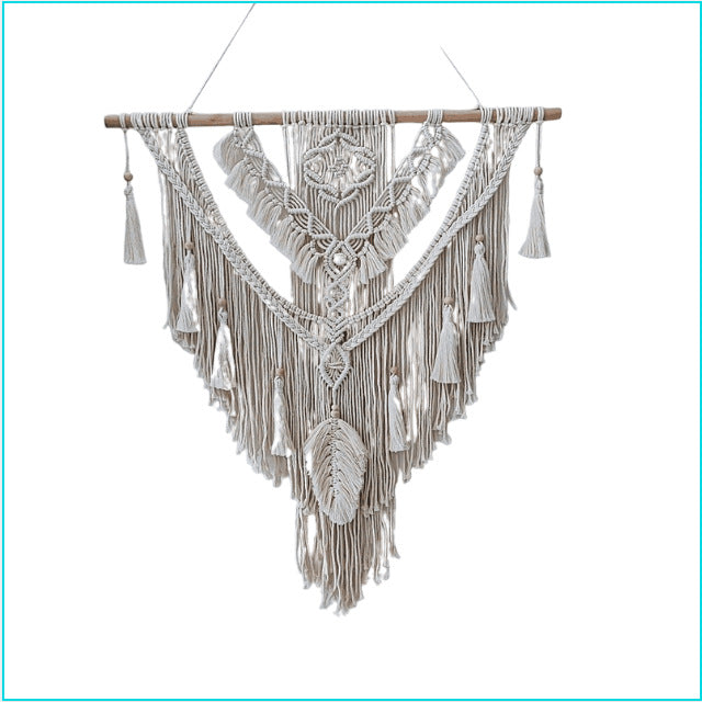 Macrame Wall Hanging Coffee Purple | Thrascher