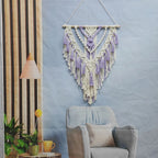 Macrame Wall Hanging Coffee Purple | Thrascher