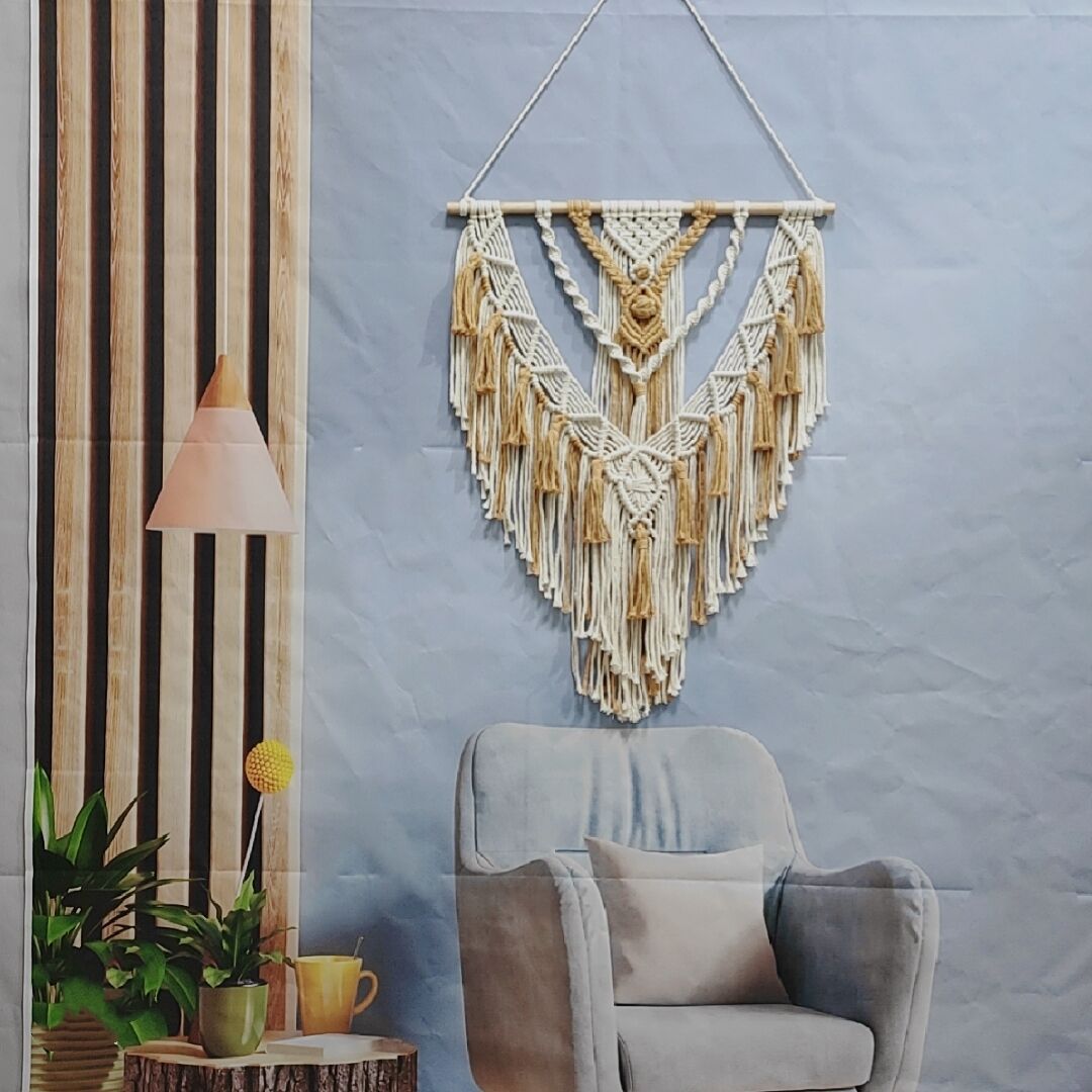 Macrame Wall Hanging Coffee Purple | Thrascher