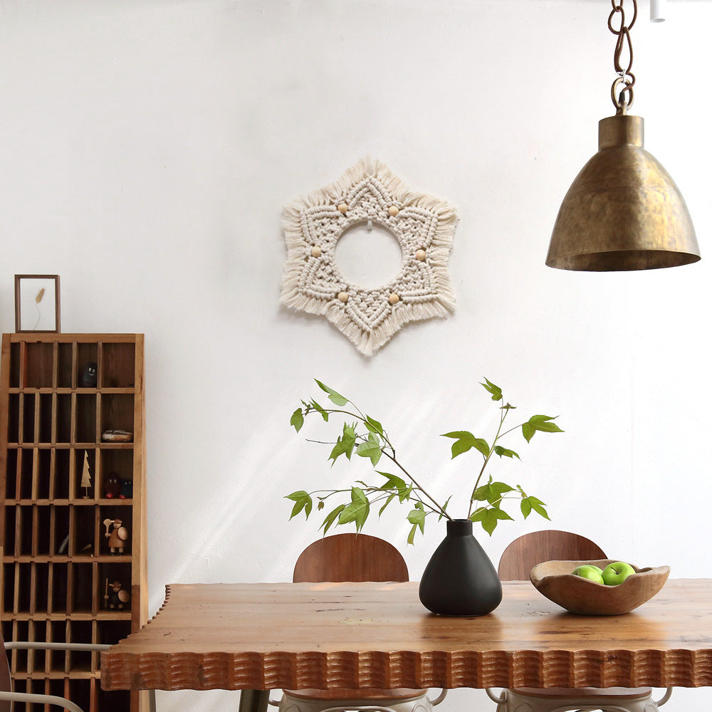 Macrame Wall Hanging Red | Thrascher