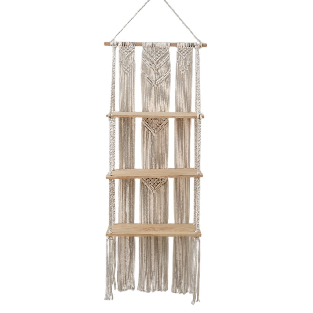 Macrame Wall Hanging Shelf | Thrascher