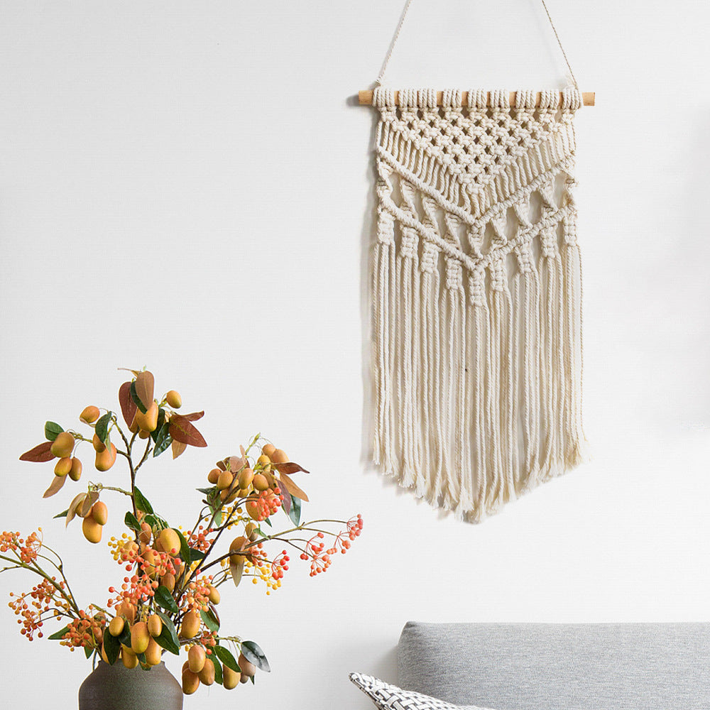 Macrame Wall Hanging with Artistic Fringes | Thrascher