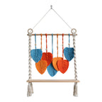 Macrame Wall Hanging with Decorative Leaf Patterns | Thrascher