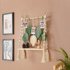 Macrame Wall Hanging with Decorative Leaf Patterns | Thrascher
