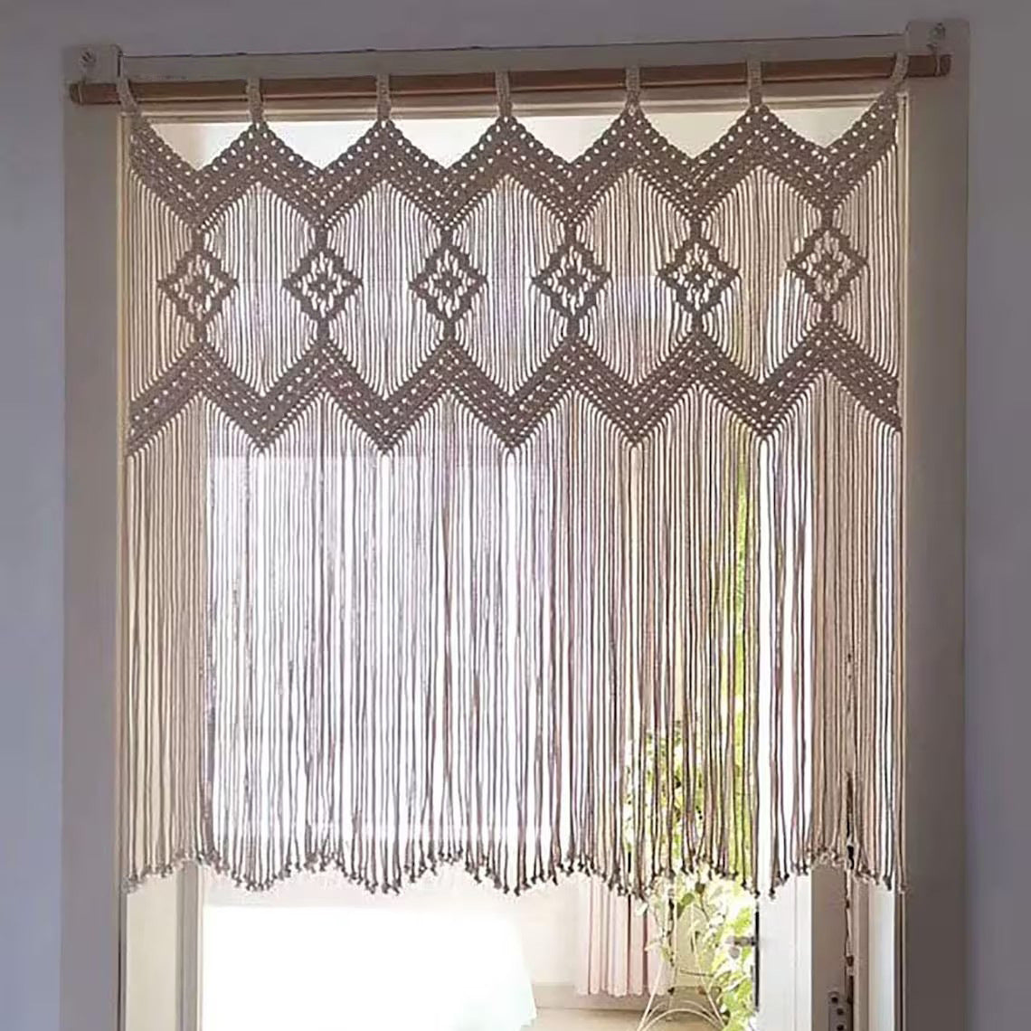 Macrame Wall Hanging with Elegant Fringes | Thrascher