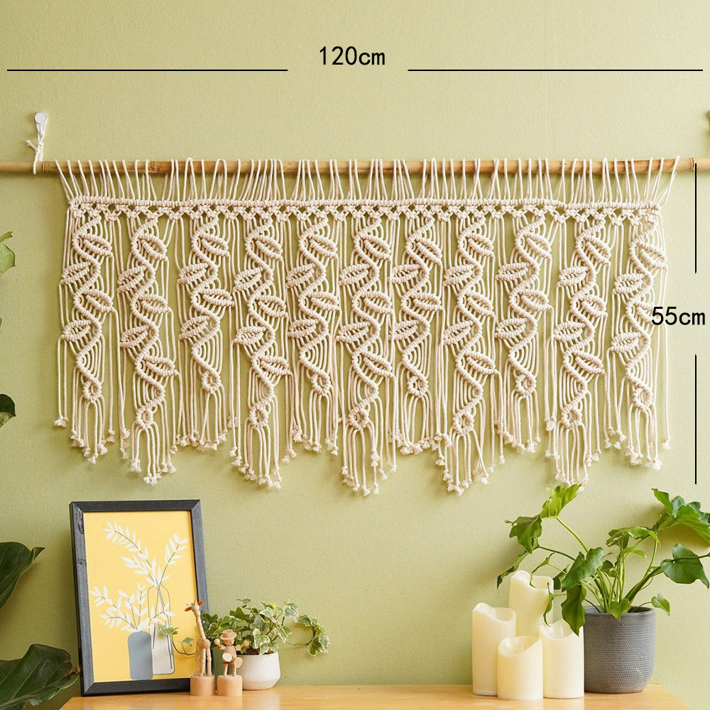 Macrame Wall Hanging with Elegant Fringes | Thrascher
