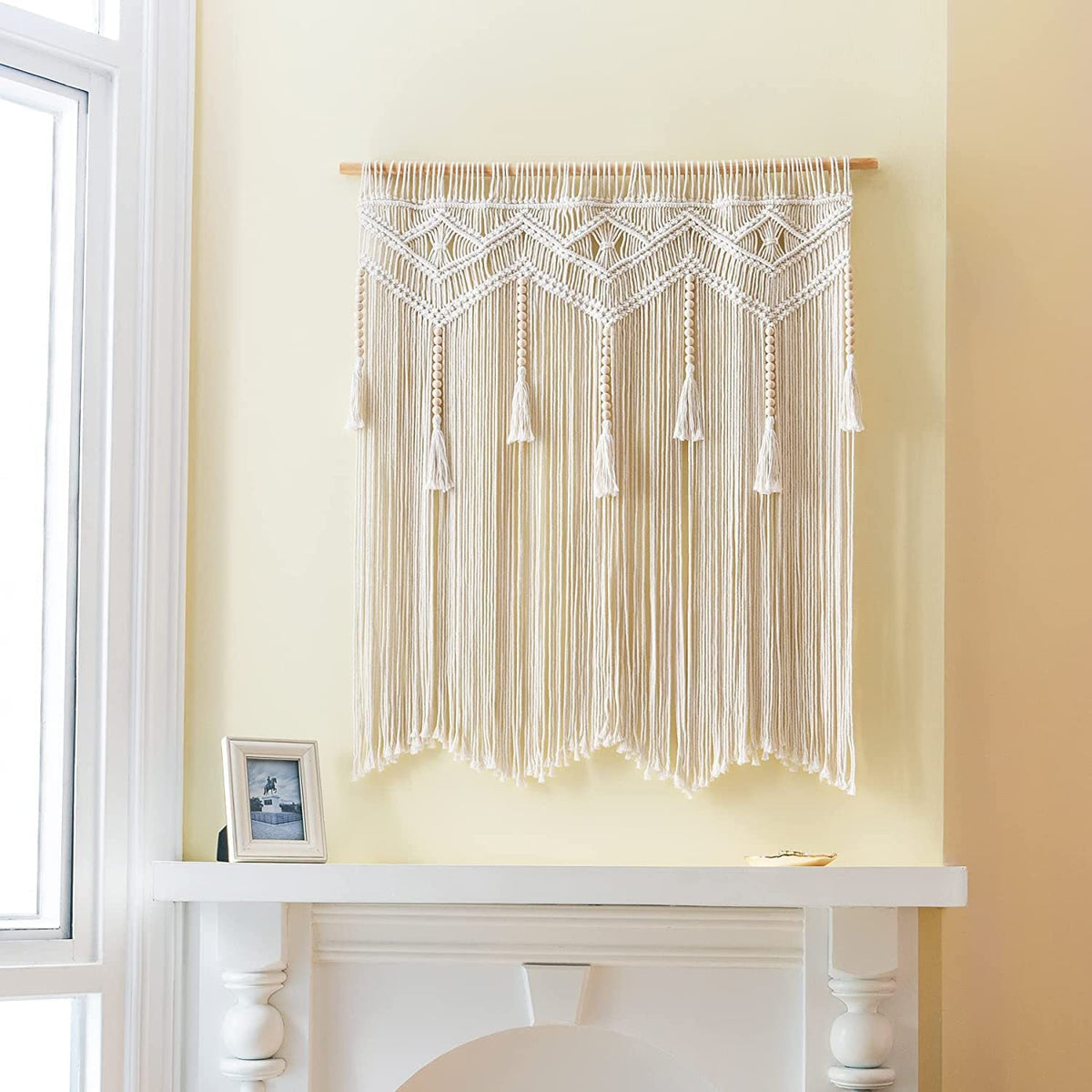 Macrame Wall Hanging with Elegant Fringes | Thrascher